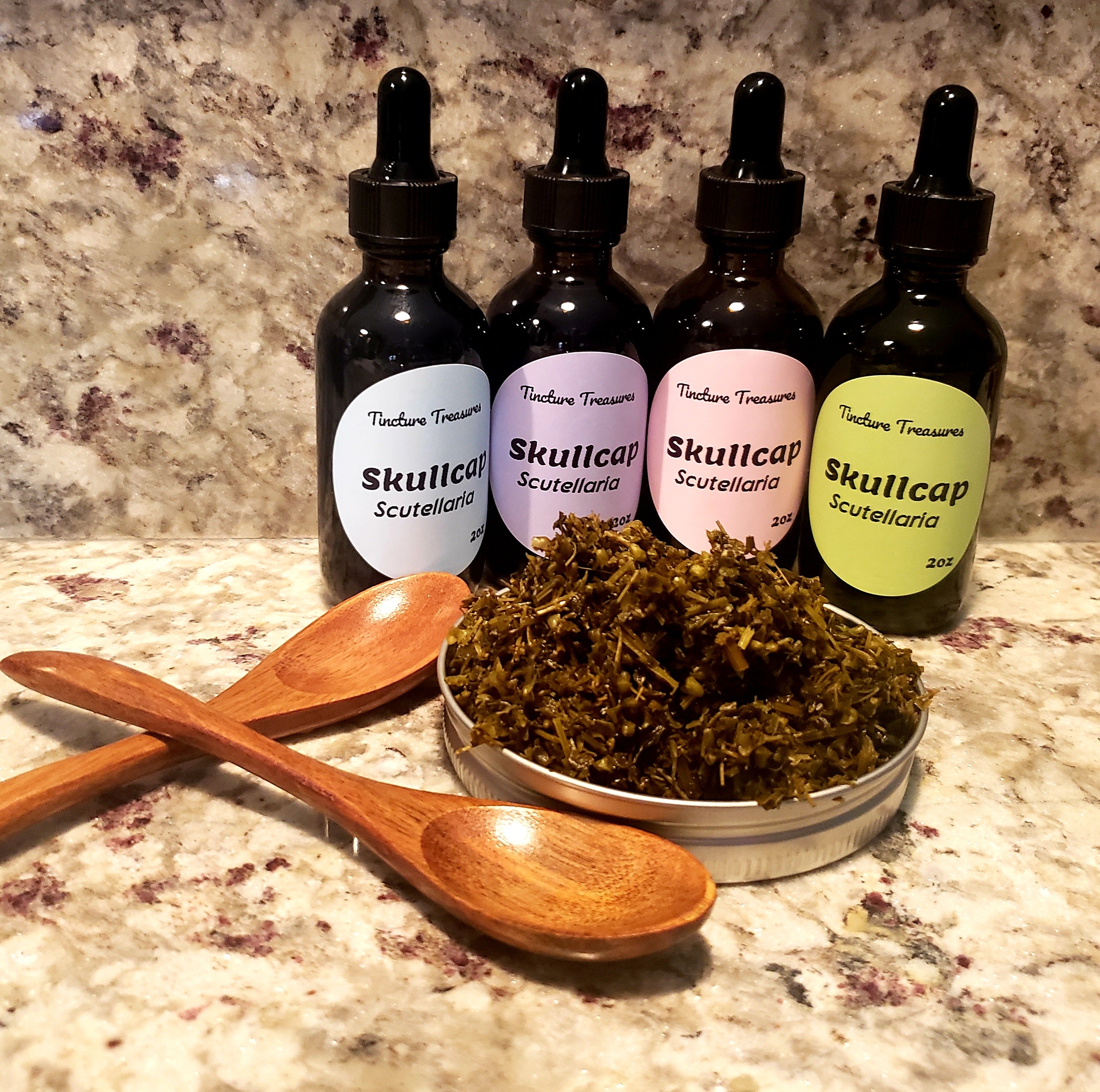 Skullcap Herbal Tincture – Calm & Nervous System Support
