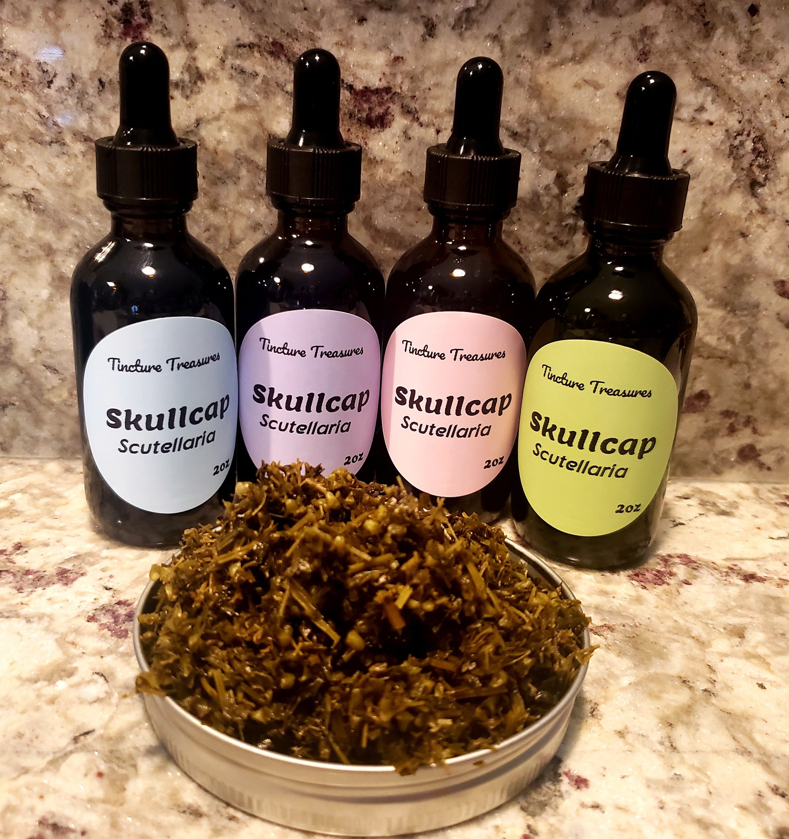 Skullcap Herbal Tincture – Calm & Nervous System Support
