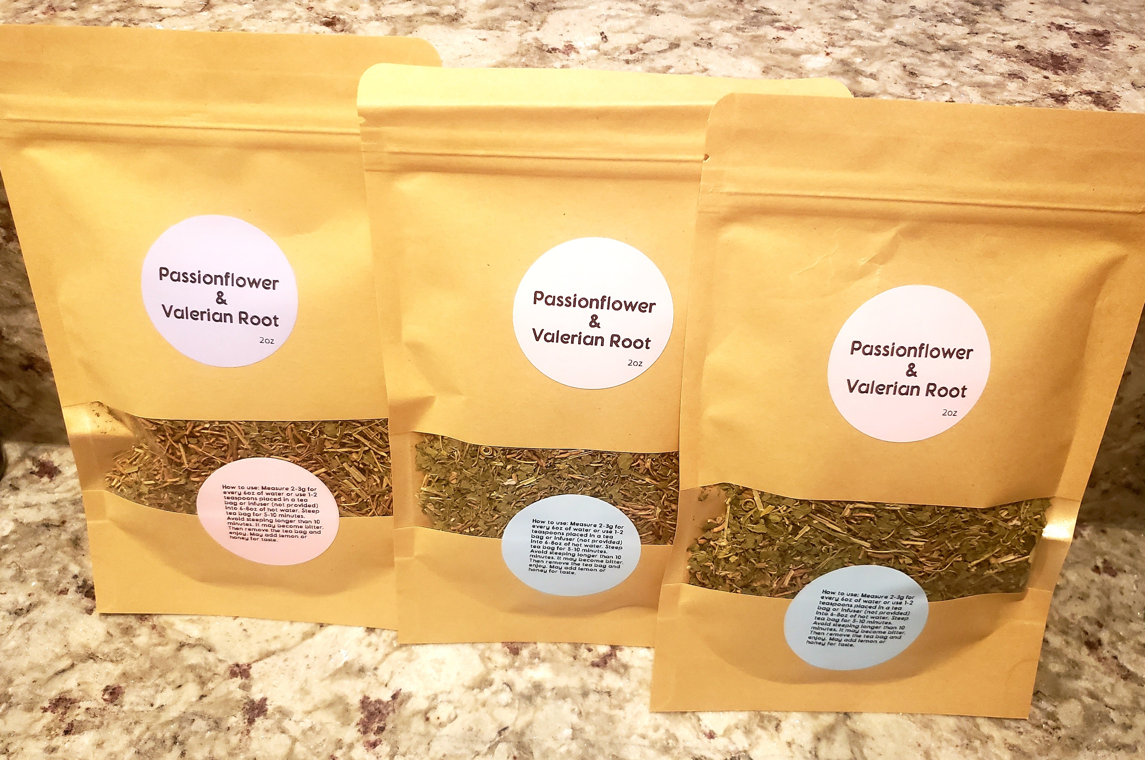 Passionflower & Valerian Root Tea – Deep Sleep Blend