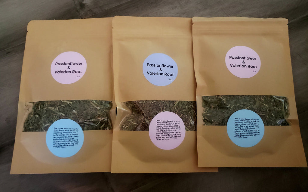 Passionflower & Valerian Root Tea – Deep Sleep Blend