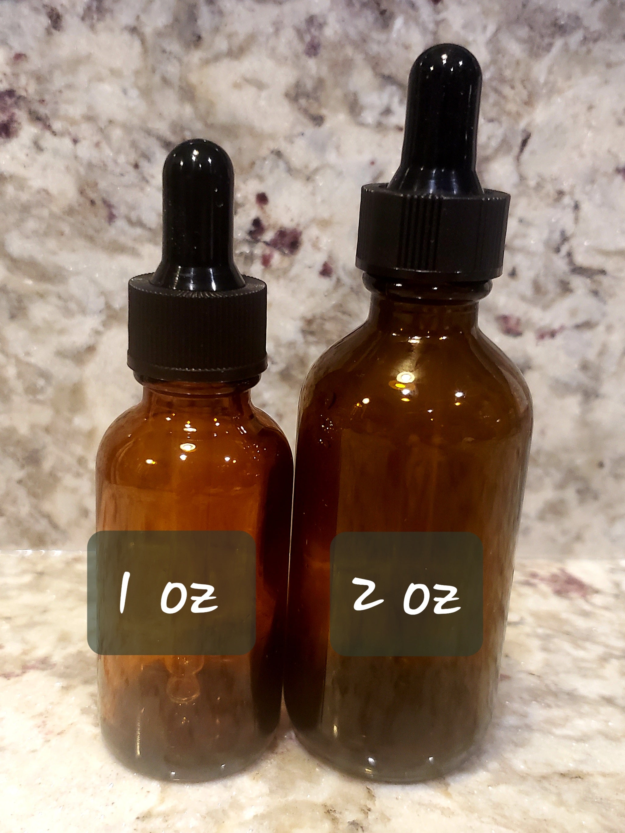 Tincture Treasures sample pack with 1 oz tincture bottle and small mylar bag of loose tea for herbal remedies.