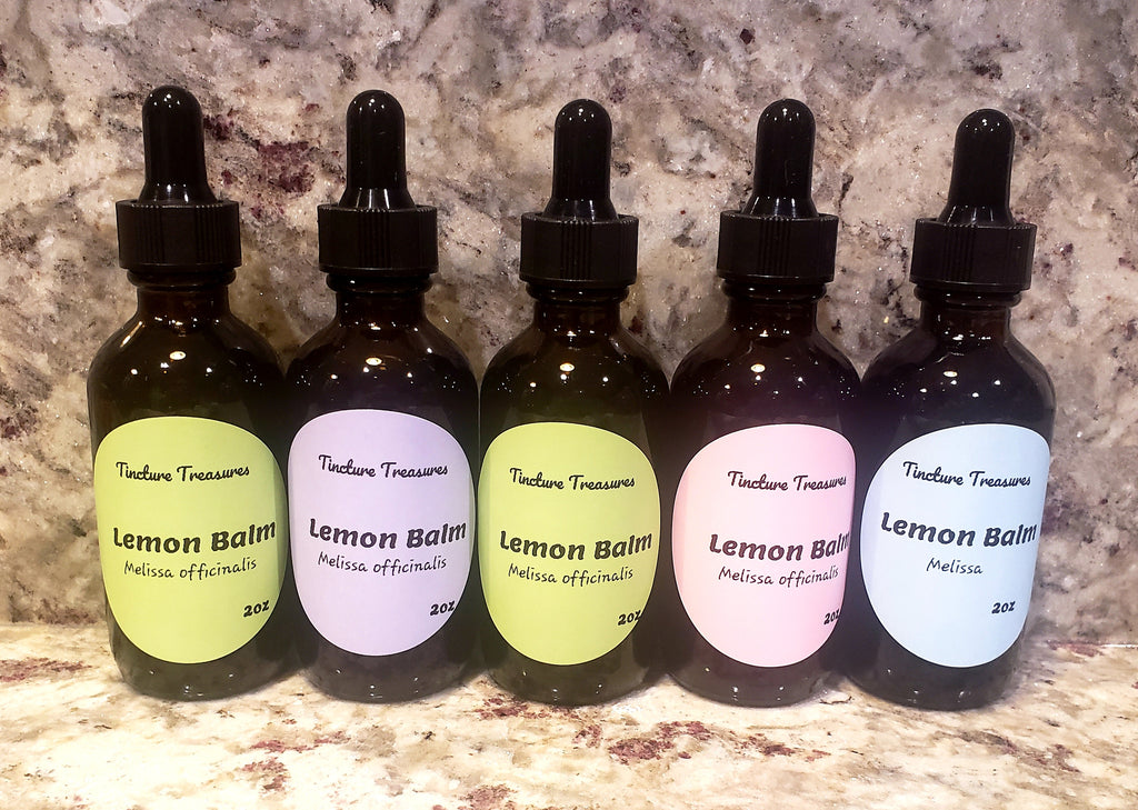 Lemon Balm Tincture - Calm and Focus Blend