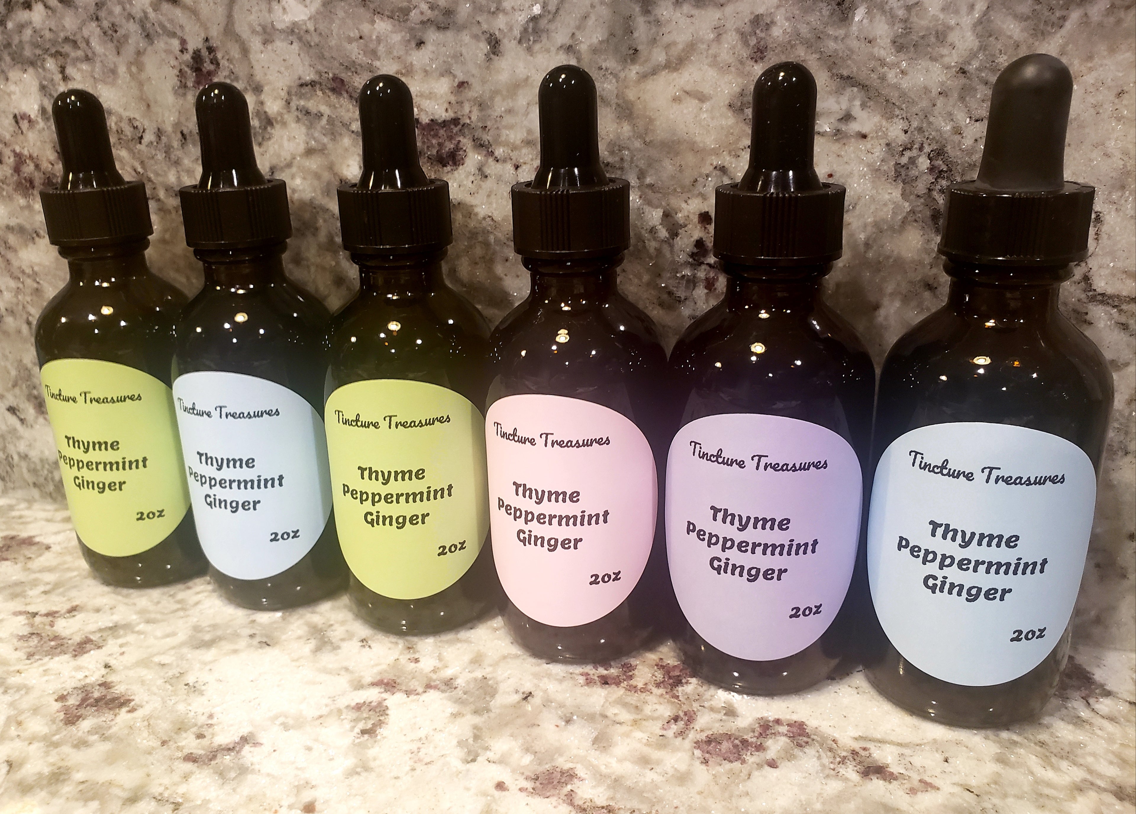 Thyme, Peppermint, Ginger Tincture - Immune Support