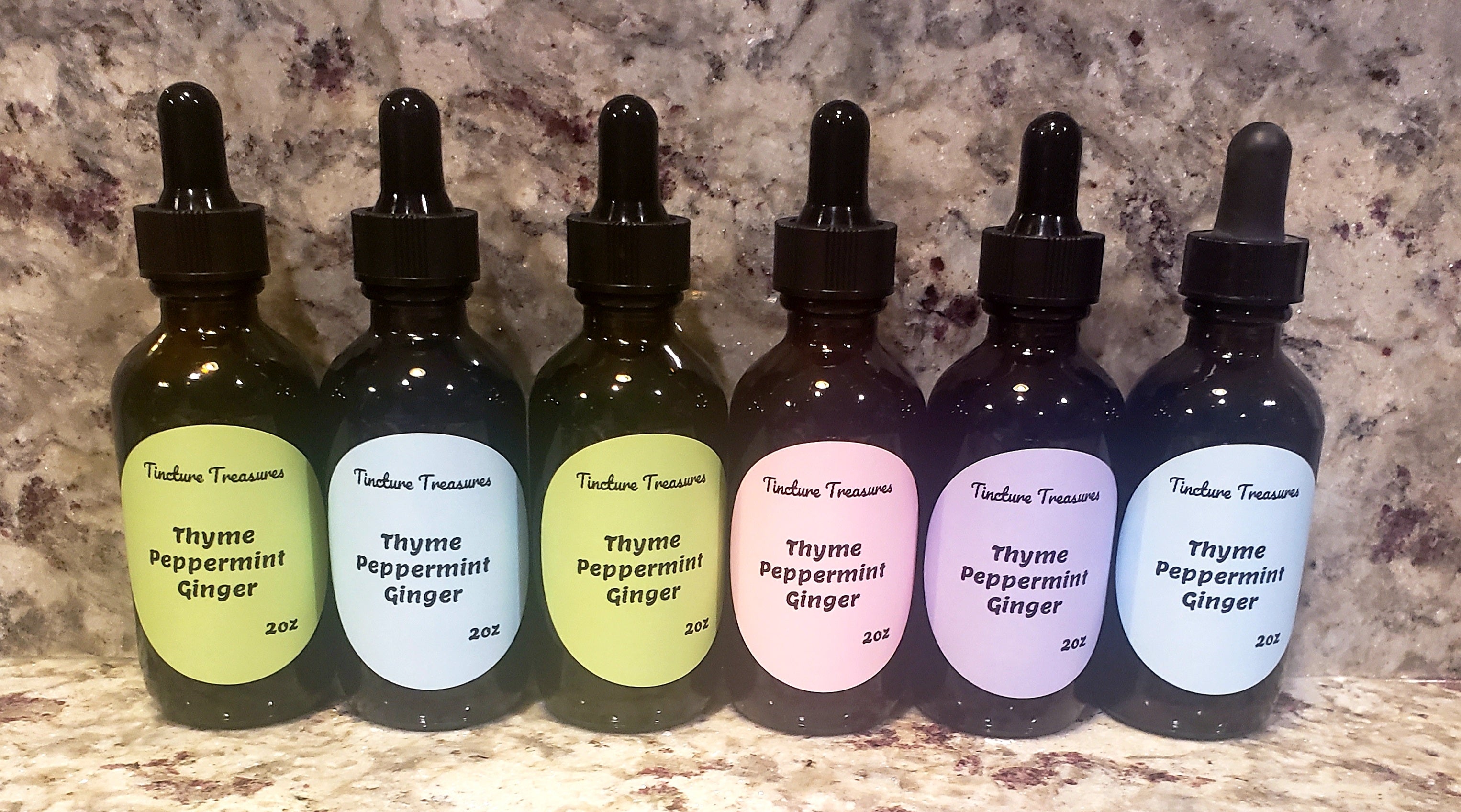 Thyme, Peppermint, Ginger Tincture - Immune Support