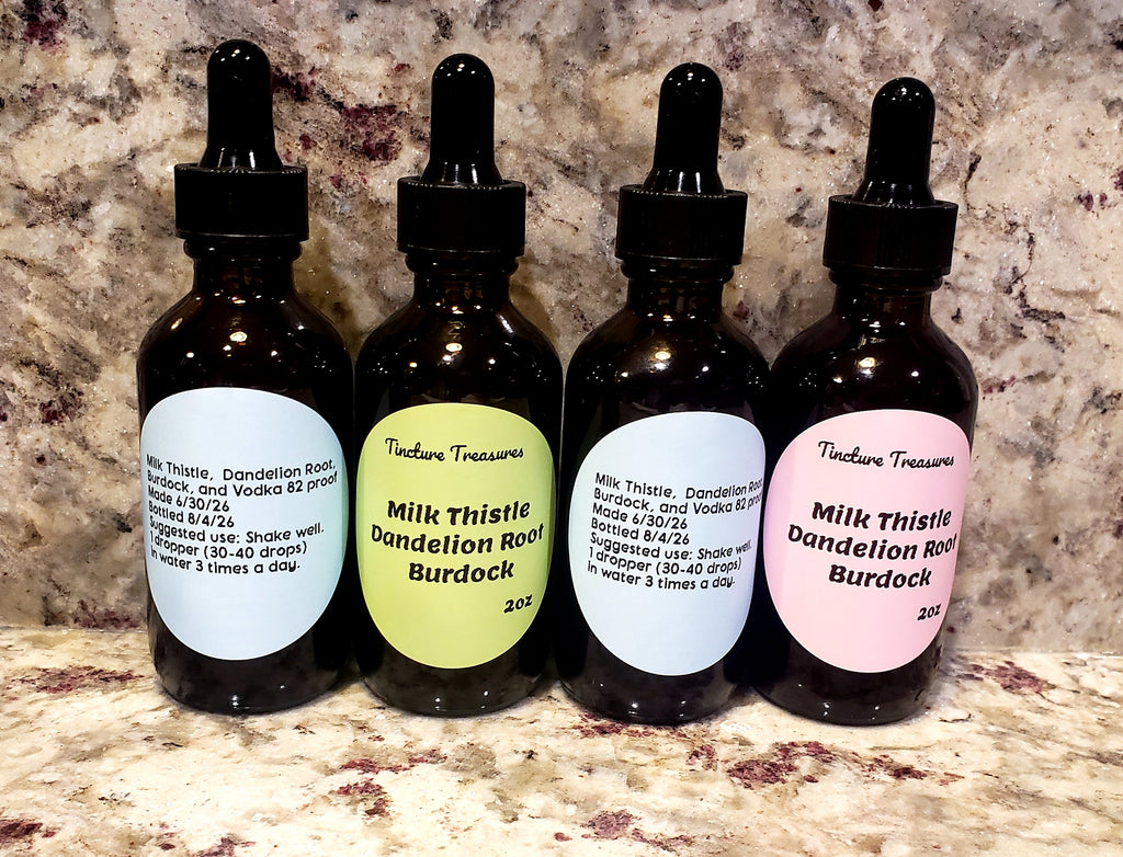 Milk Thistle, Dandelion Root, Burdock Tincture