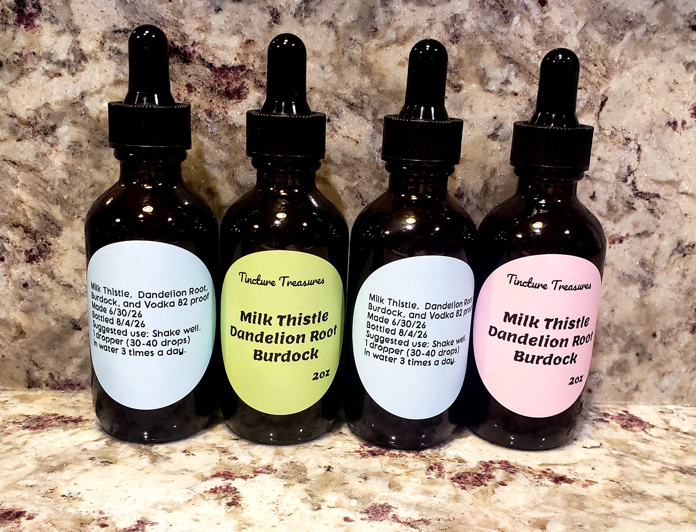 Milk Thistle, Dandelion Root, Burdock Tincture