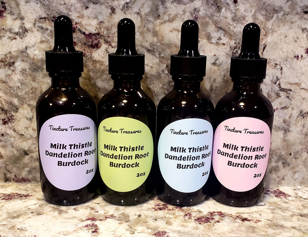 Milk Thistle, Dandelion Root, Burdock Tincture