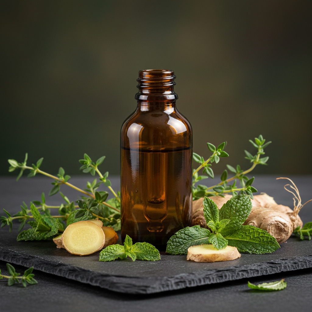 Thyme Peppermint Ginger Tincture